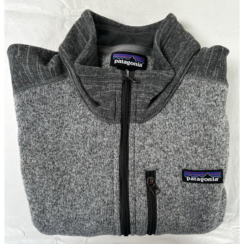 Patagonia Better Sweater 1/4 Zip Fleece Men's XL Nickel With Forge Grey - Picture 10 of 10